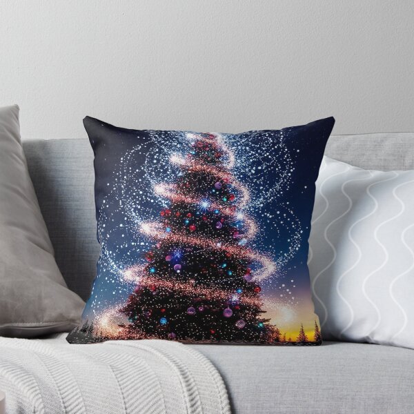 Item preview, Magical Sparkling Christmas Tree Under the Starry Night designed and sold by AmetistLight.