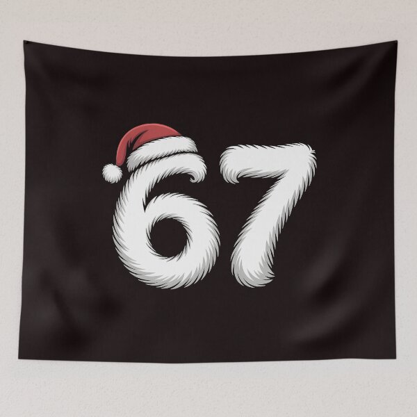 Item preview, Six Seven Xmas Meme – 67 Santa Beard Design designed and sold by Redgiant87x.