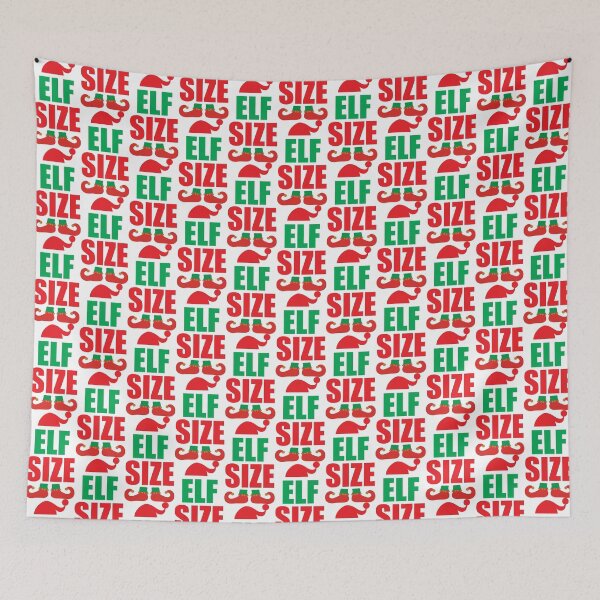 Item preview, Elf Size - Cute Small Sibling / Toddler Christmas Slogan designed and sold by FuzionRaptor.