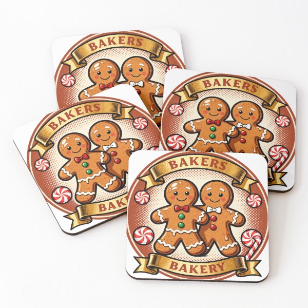 Item preview, Bakers Bakery Gingerbread Couple designed and sold by Dxvect.