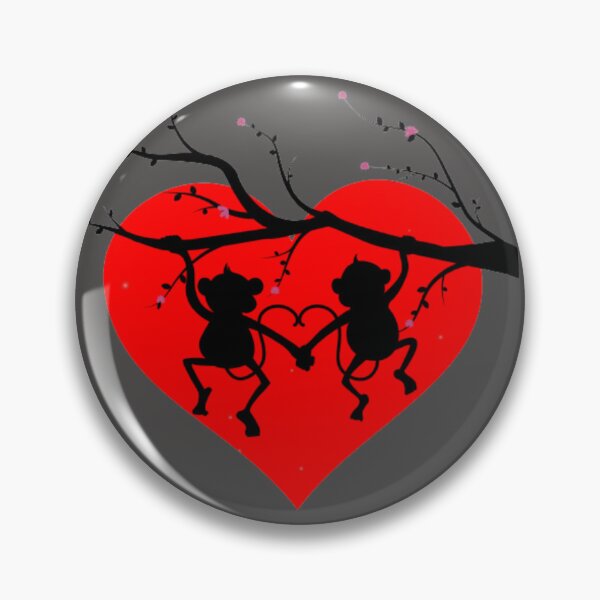 Item preview, Valentine's monkeys designed and sold by Ninon 888.