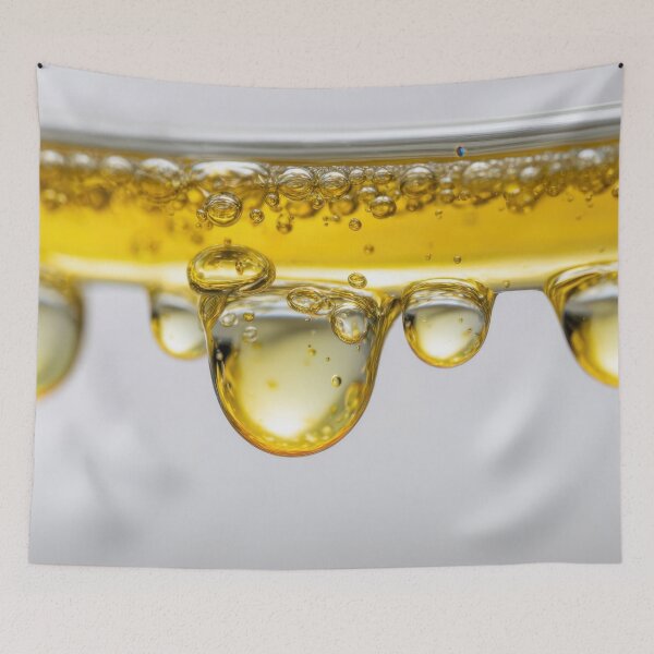 Item preview, Gold liquid droplets in a test tube designed and sold by anytka.