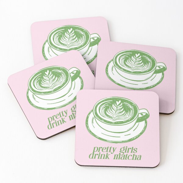 Item preview, Pretty girls drink matcha. Matcha latte.  designed and sold by CoCoArt-Ua.