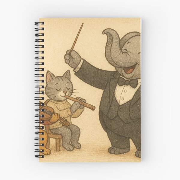 Item preview, funny elephant as conductor designed and sold by Mauswohn.