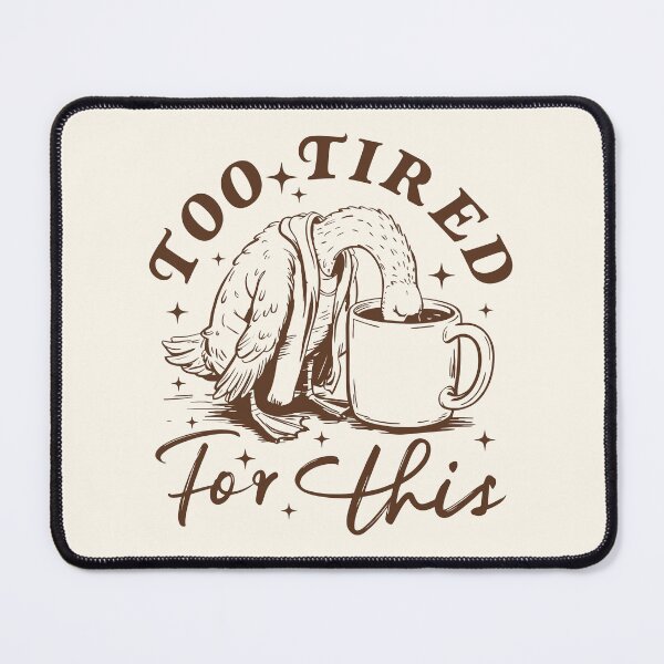 Item preview, Too Tired Goose Coffee Funny Retro Coffeeholic designed and sold by Y-Vibes.