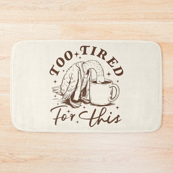 Item preview, Too Tired Goose Coffee Funny Retro Coffeeholic  designed and sold by Y-Vibes.