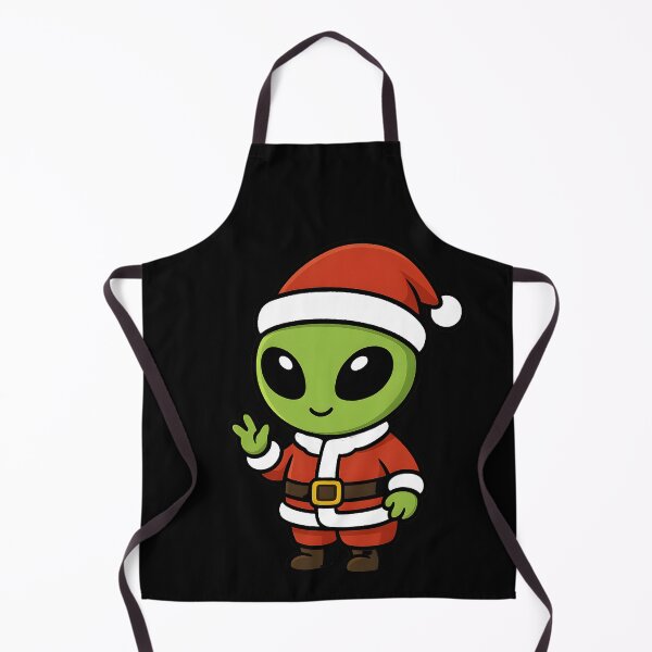 Item preview, Cute Alien kids Santa Christmas Cartoon gift designed and sold by DrawHandArt.