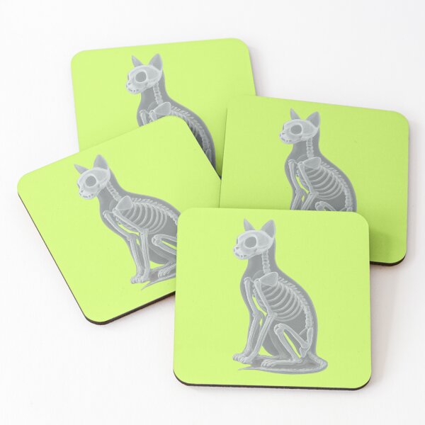 Item preview, "Seated Cat Skeleton" designed and sold by TheWonkyEaselCo.