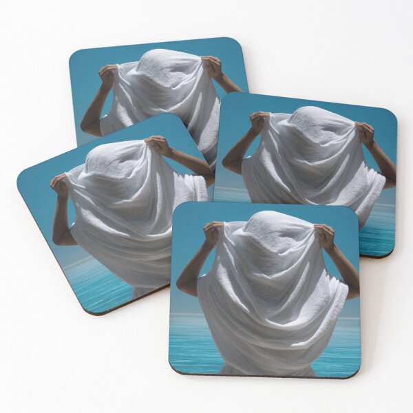 Item preview, Person in white fabric near water designed and sold by anytka.