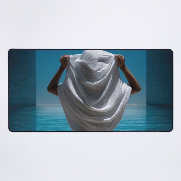 Item preview, Person in white fabric near water designed and sold by anytka.