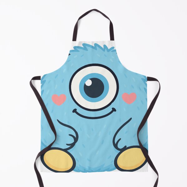Item preview, Cute One-Eyed Monster with Heart Sticker | Kawaii Funny Creature Design designed and sold by ColorNestStudio.