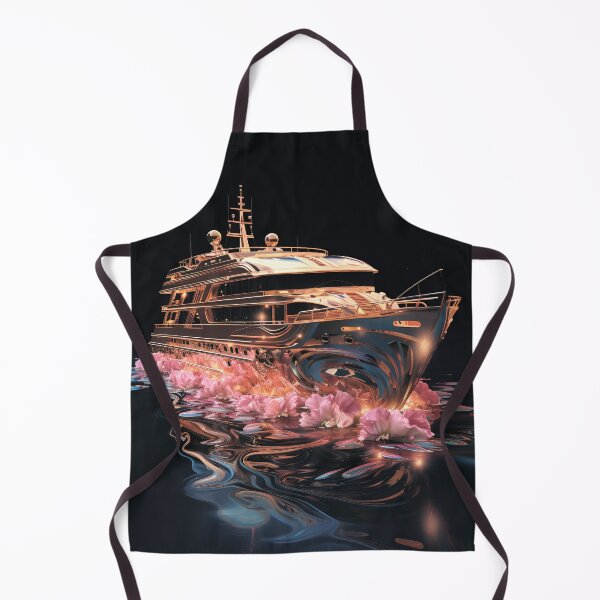 Item preview, Golden sea yacht. Golden sailboat. designed and sold by MagelliShop.