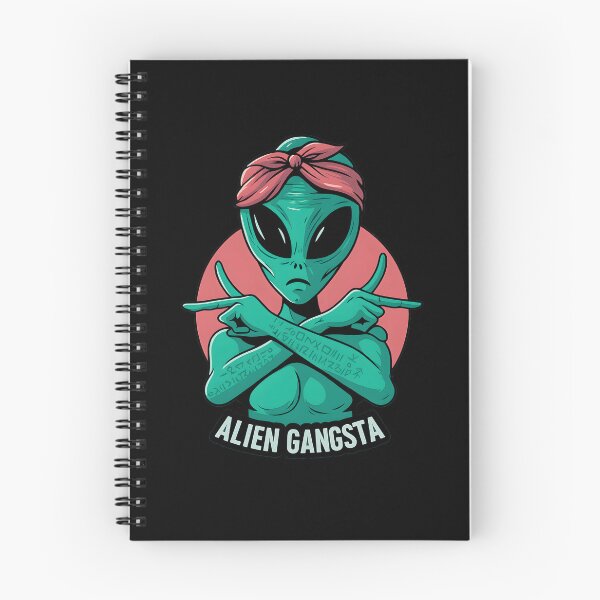 Item preview, Cool Alien Gangsta Street Style Urban Space Art designed and sold by DrawHandArt.