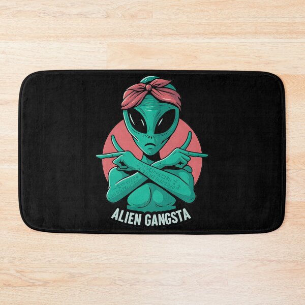 Item preview, Cool Alien Gangsta Street Style Urban Space Art designed and sold by DrawHandArt.
