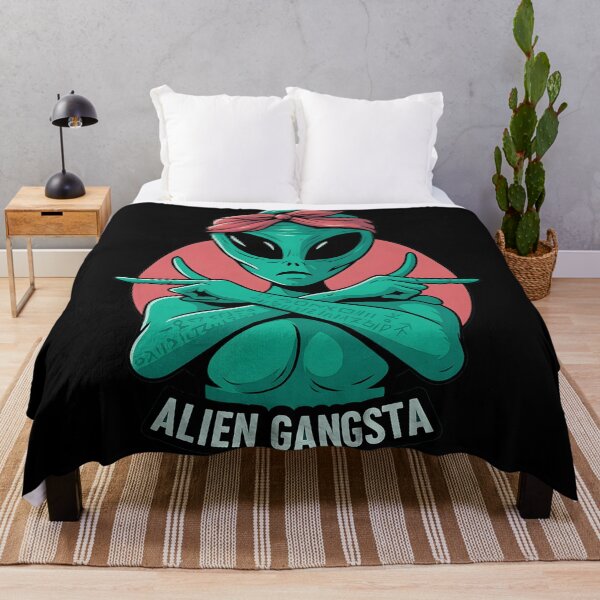 Item preview, Cool Alien Gangsta Street Style Urban Space Art designed and sold by DrawHandArt.