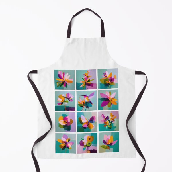 Item preview, 3x4 Abstract Floral Grid designed and sold by nikoart001.