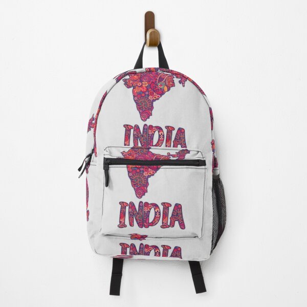 Item preview, Colorful India Map – Ethnic Paisley Art designed and sold by mashmosh.