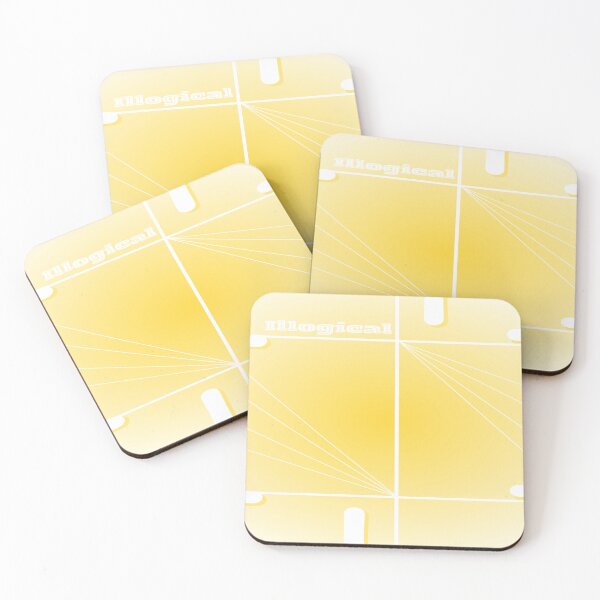 Item preview, Illogical yellow design designed and sold by LADDdesign.