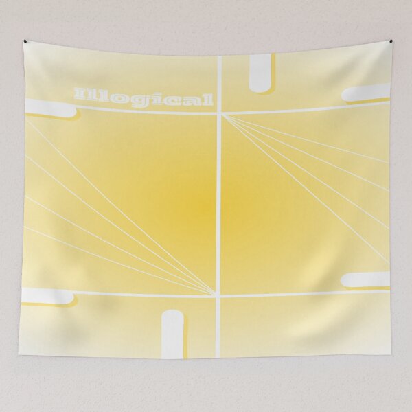 Item preview, Illogical yellow design designed and sold by LADDdesign.