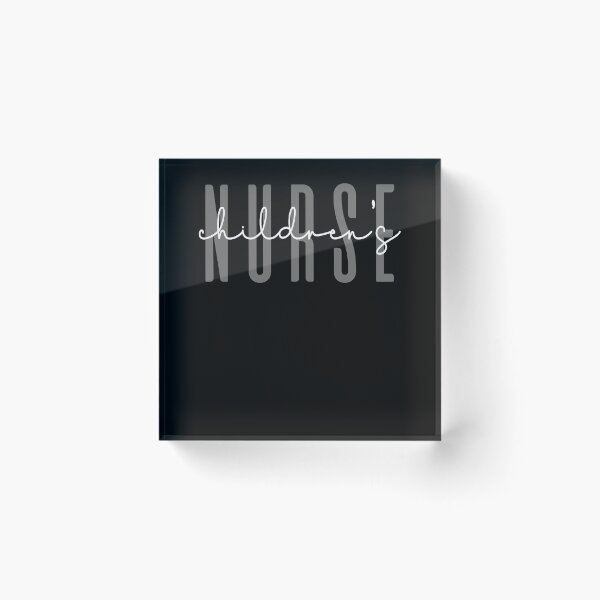 Item preview, Minimalist Children's Nurse Typography designed and sold by JRRTs.