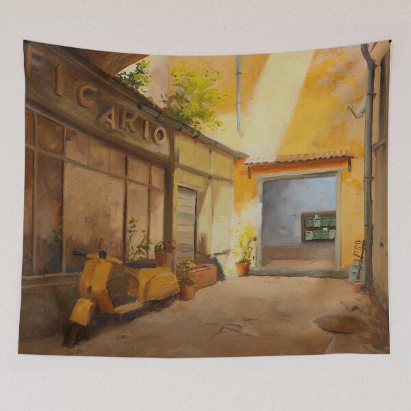 Item preview, Counter Strike, Inferno - Back Alley | Oil Painting designed and sold by shreyasfineart.