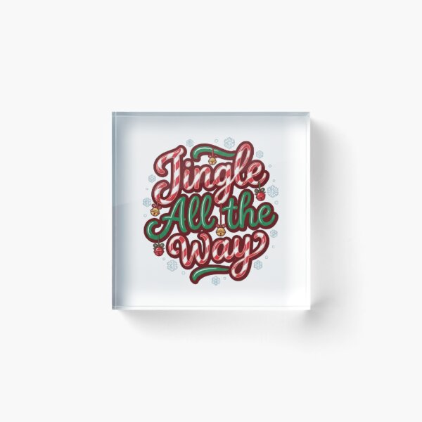 Item preview, Jingle All the Way – Festive Christmas Typography designed and sold by YourDesignVibes.