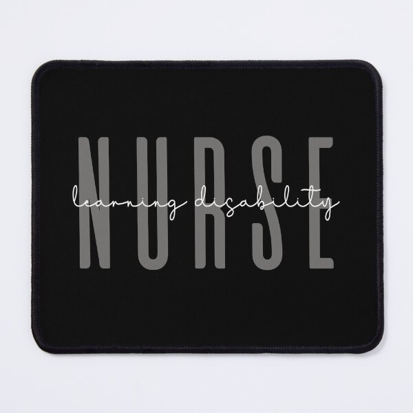 Item preview, Minimalist Learning Disability Nurse Typography designed and sold by JRRTs.