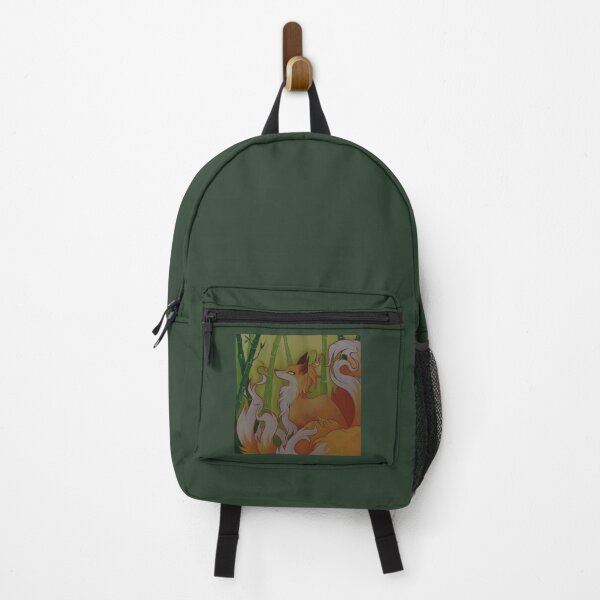 Item preview, Kitsune in bamboo forest designed and sold by rabidbly.