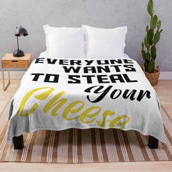 Item preview, Funny “Everyone Wants to Steal Your Cheese” Quote – Cute Heart & Cheese Lover Humor Gift designed and sold by karibov.