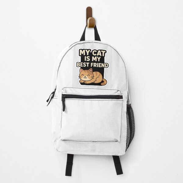 Item preview, My Cat Is My Best Friend – Cute Kawaii Cat Sticker designed and sold by Quick-sell.