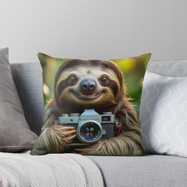 Item preview, “Slothographer – Jungle Snapshots in Slow Motion” designed and sold by TheWonkyEaselCo.