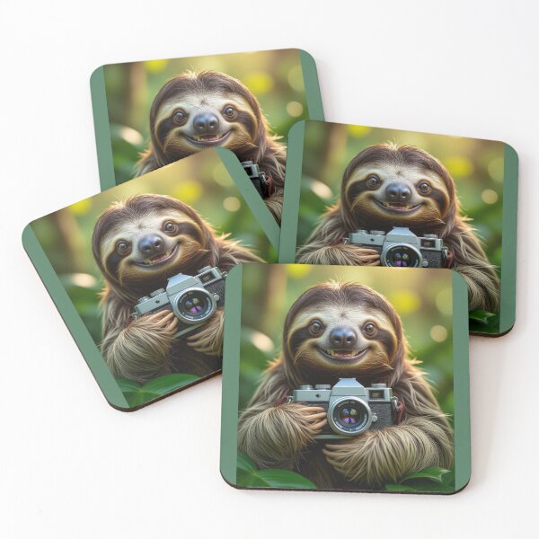 Item preview, “Slothographer – Jungle Snapshots in Slow Motion” designed and sold by TheWonkyEaselCo.