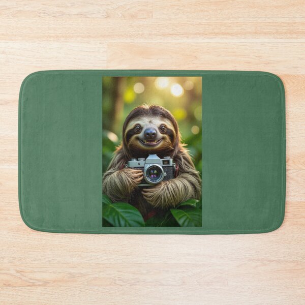 Item preview, “Slothographer – Jungle Snapshots in Slow Motion” designed and sold by TheWonkyEaselCo.