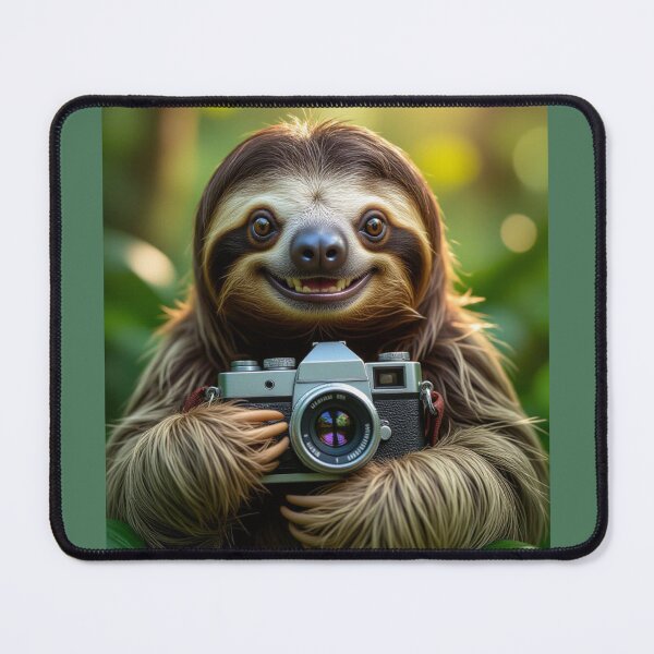 Item preview, “Slothographer – Jungle Snapshots in Slow Motion” designed and sold by TheWonkyEaselCo.