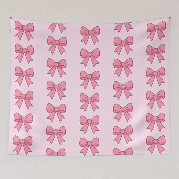 Item preview, Coquette Pink Bow – Minimalist Girly Vector Design designed and sold by jugglingelephant.