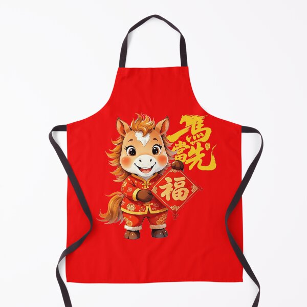 Item preview, Golden Ornamental Horse - Chinese Zodiac Luck designed and sold by taogiauco.