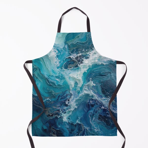 Item preview, Sea wave pattern drawn designed and sold by saly55887.