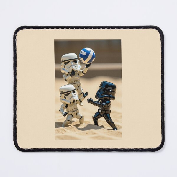 Item preview, “Beach Troopers – Galactic Volleyball Match” designed and sold by TheWonkyEaselCo.