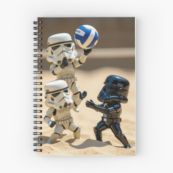 Item preview, “Beach Troopers – Galactic Volleyball Match” designed and sold by TheWonkyEaselCo.