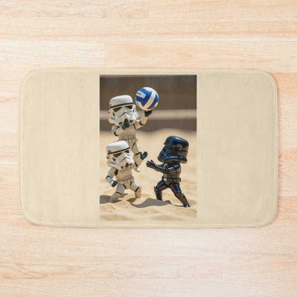 Item preview, “Beach Troopers – Galactic Volleyball Match” designed and sold by TheWonkyEaselCo.