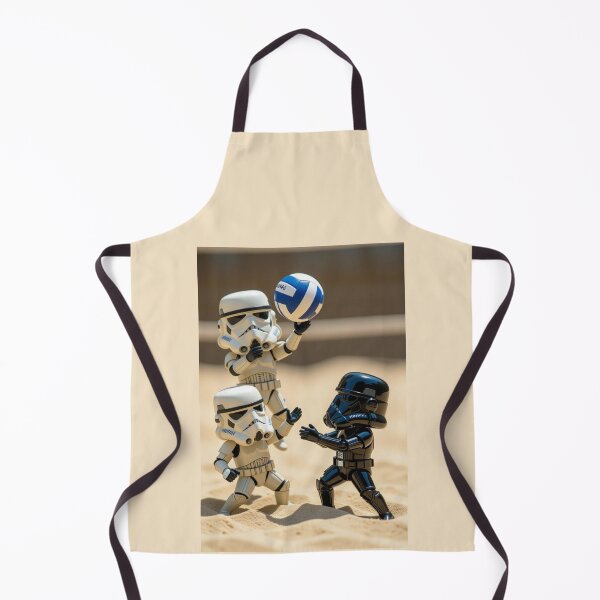 Item preview, “Beach Troopers – Galactic Volleyball Match” designed and sold by TheWonkyEaselCo.