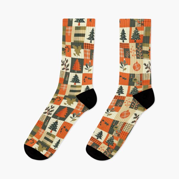 Item preview, Retro Christmas Print designed and sold by OutbreakDesigns.