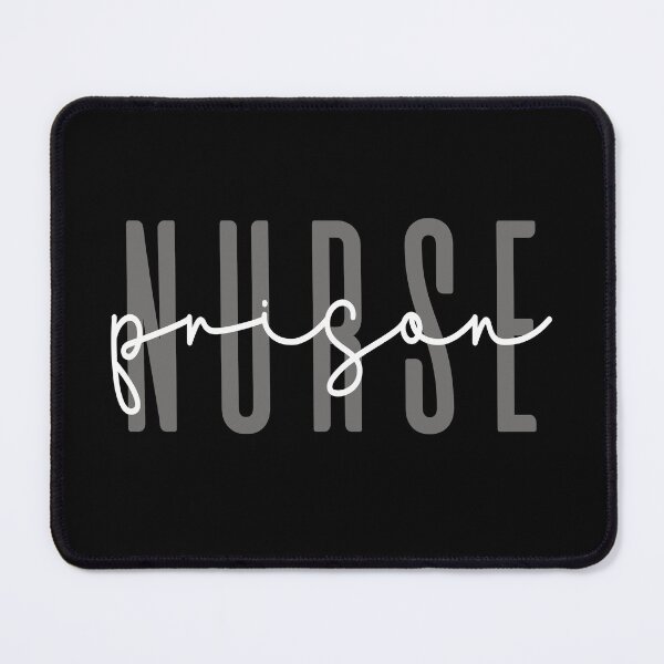 Item preview, Minimalist Prison Nurse Typography designed and sold by JRRTs.