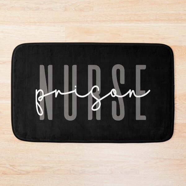 Item preview, Minimalist Prison Nurse Typography designed and sold by JRRTs.