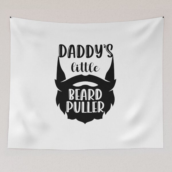 Item preview, Daddy’s Little Beard Puller – Cute Baby & Dad Matching Gift Design designed and sold by Inkspire House.