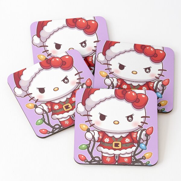 Item preview, Kitty Ready for the Holidays designed and sold by Ayiyi Shop.