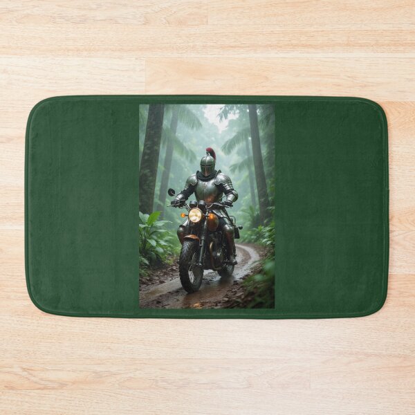 Item preview, “Knight Rider – Medieval Armor Meets Modern Jungle Ride” designed and sold by TheWonkyEaselCo.