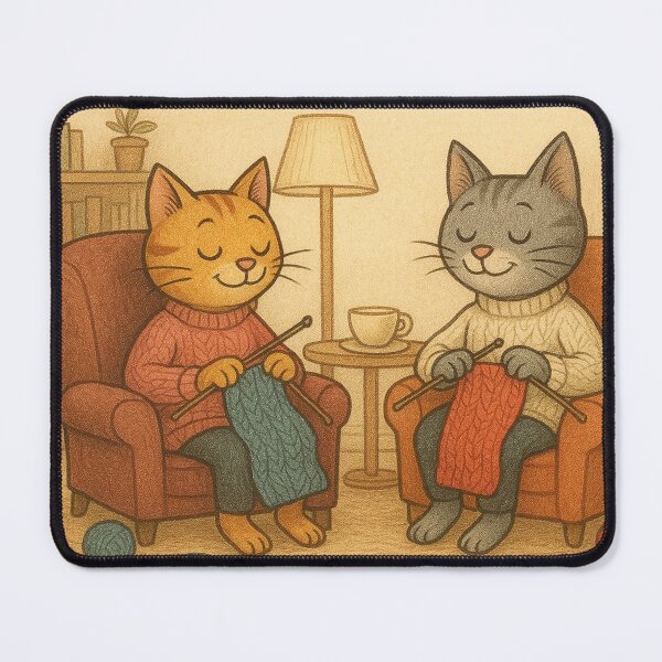 Item preview, funny cat knit sweater designed and sold by Mauswohn.