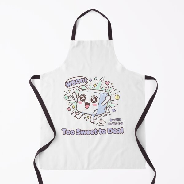 Item preview, Too Sweet to Deal – Kawaii Hyper Sugar Cube Funny Pun Design designed and sold by Snackwear Apparel.