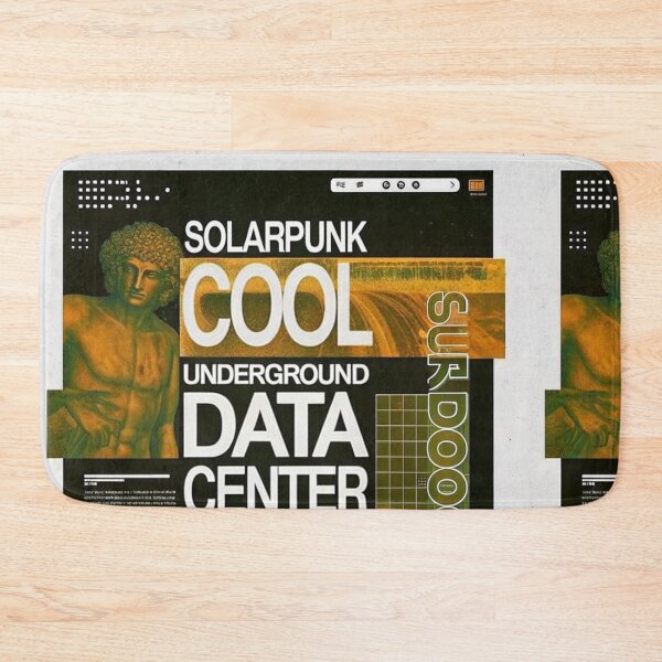 Item preview, Solarpunk: Cool Underground Data Center designed and sold by Raw-Ink.